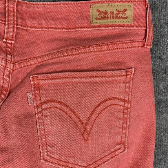 Levi Strauss & company SF Cal. Red denim jeans  size 27 /30 NWOT - Picture 1 of 14